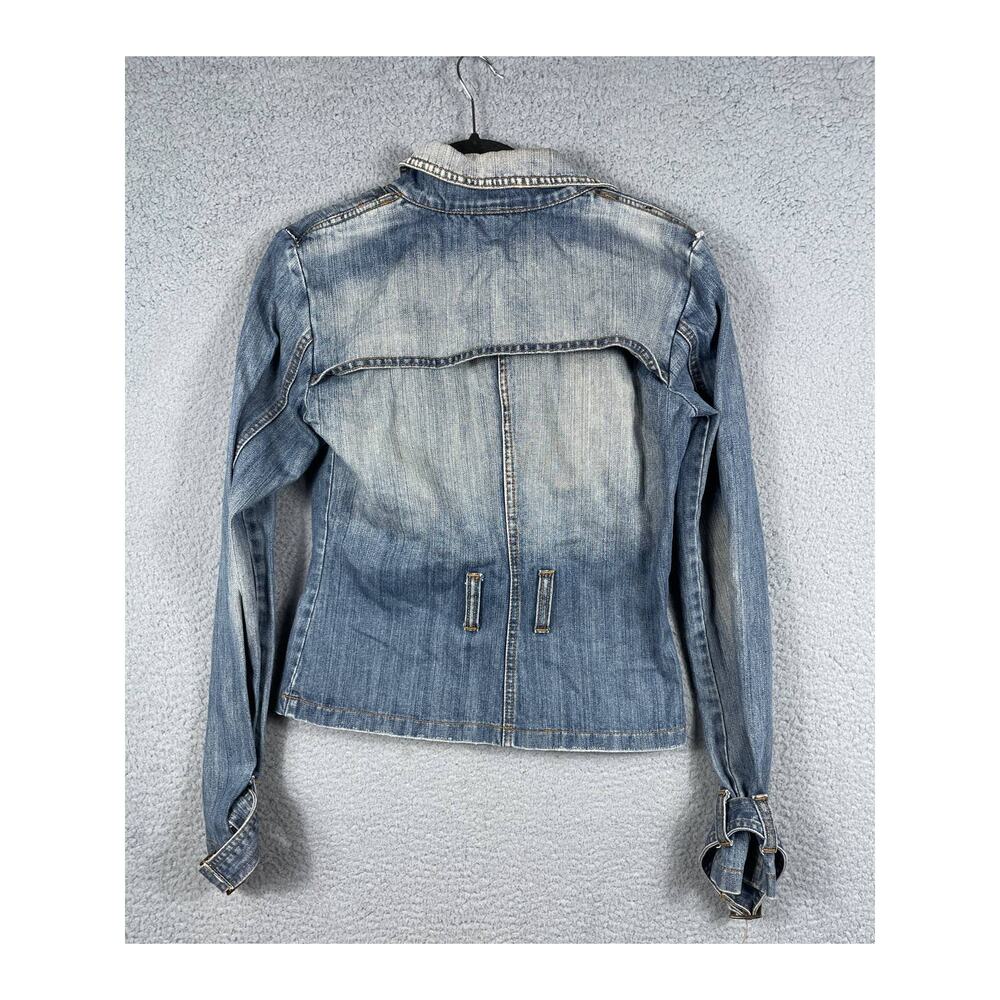 Carol's Denims Women's Denim Jacket Y2K Size M - Picture 2 of 8